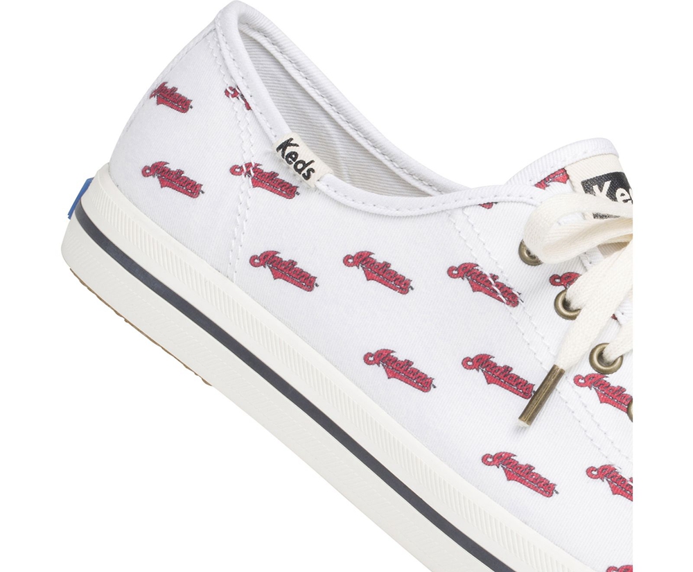 Keds Sneaker Damen Weiß/Rot - Kickstart Mlb® - OPJ-015298